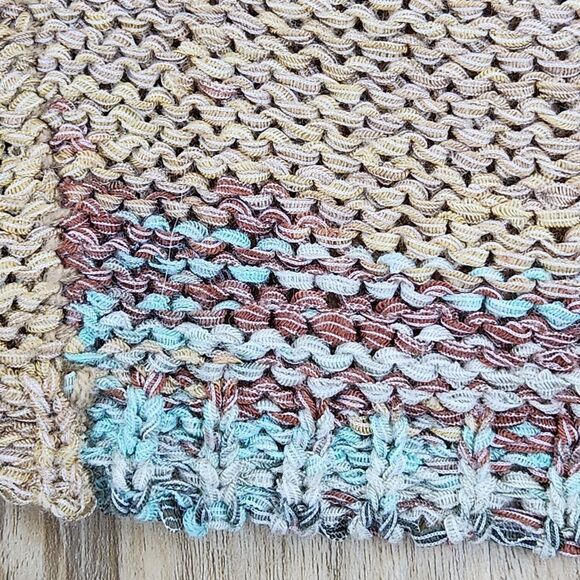 💛Forever 21 Contemporary Variegated Multicolor Lightweight Knit Sweater Medium - Picture 7 of 9